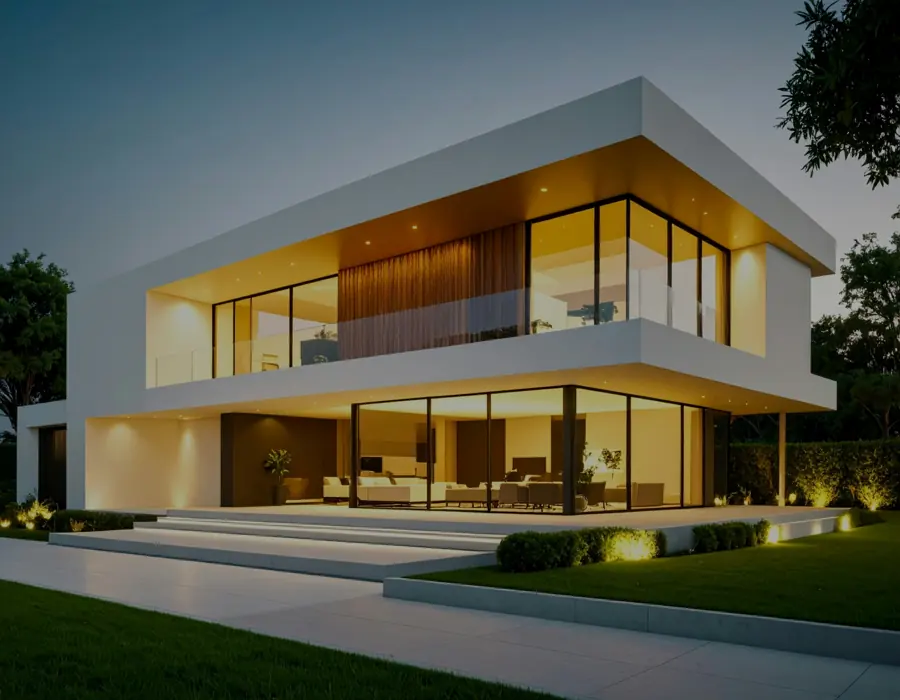 Velara Villas — вилла вечером